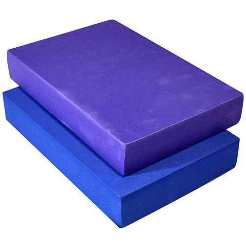 7 Colours 2 x EVA Foam Yoga Bricks 