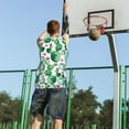 thumbnail image 5 of Naloa Cactus Plants Basketball Jersey Reversible Men's Mesh Athletic Sports Shirts Training Practice S-4XLSmall, 5 of 6