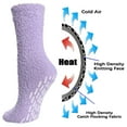 thumbnail image 6 of TRANSLINK Womens Fuzzy Socks Cozy Fluffy Winter Warm Slipper Socks Microfiber Soft Home Sleeping Crew Socks, 6 of 6