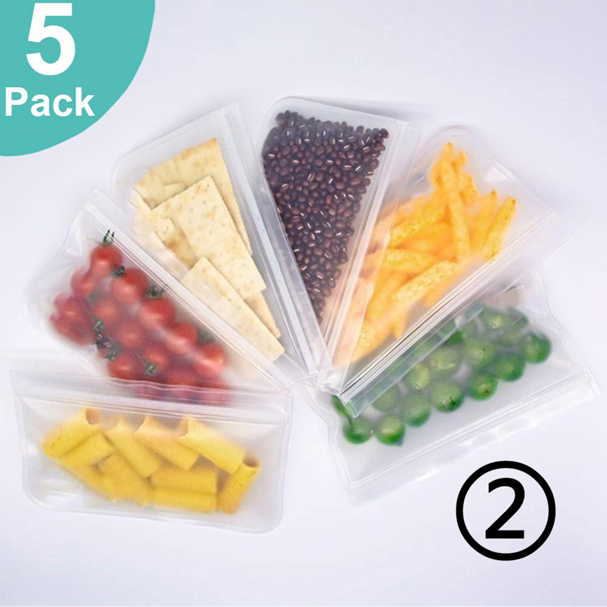 Reusable Silicone Food Storage Bags Seal Food Preservation Bags