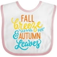thumbnail image 3 of Inktastic Thanksgiving Fall Breeze and Autumn Leaves Boys or Girls Baby Bib, 3 of 4