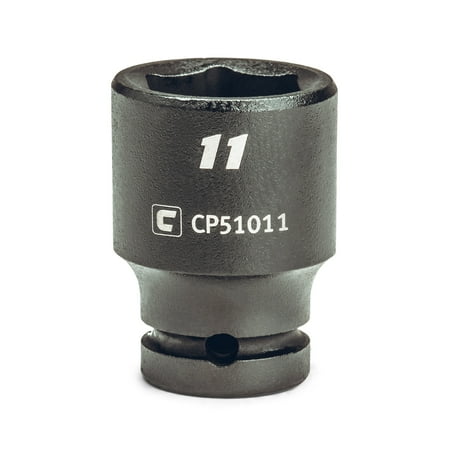 

Capri Tools 11 mm Shallow Impact Socket 1/4-Inch Drive 6-Point Metric