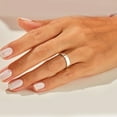 thumbnail image 2 of LeCalla 925 Sterling Silver Classical Simple Plain Ring Wedding Band Finger Ring for Women (Ring Size - 8 No.), 2 of 7