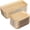 4.5 x 6.5 + 5 x 10, variant on Verdelife 50 Count Disposable Paper Plates Wooden Grain Rectangular Compostable Dessert Tray Oil-proof for Party Family Restaurant