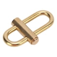 thumbnail image 4 of Slide Locking Carabiner, Wear  Simple Durable Brass Lock Clip Key Holder Oval  For Camping, 4 of 8