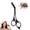 Black, variant on Eyebrow Trimmer Scissors with Comb, Stainless Steel Precision Brow Cutter for Women Men