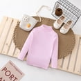 thumbnail image 3 of GYRATEDREAM Kids Boys Girls Cable Knit Slim Fit Sweaters Long Sleeve Crewneck Chunky Pullover Cute Knitwear Fall Jumper Tops for 5-6Y Pink, 3 of 6
