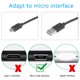 thumbnail image 2 of OULII 2Ud Cable De Carga Negro Para Game Machine Compatible Con One USB De Velocidad, 2 of 8