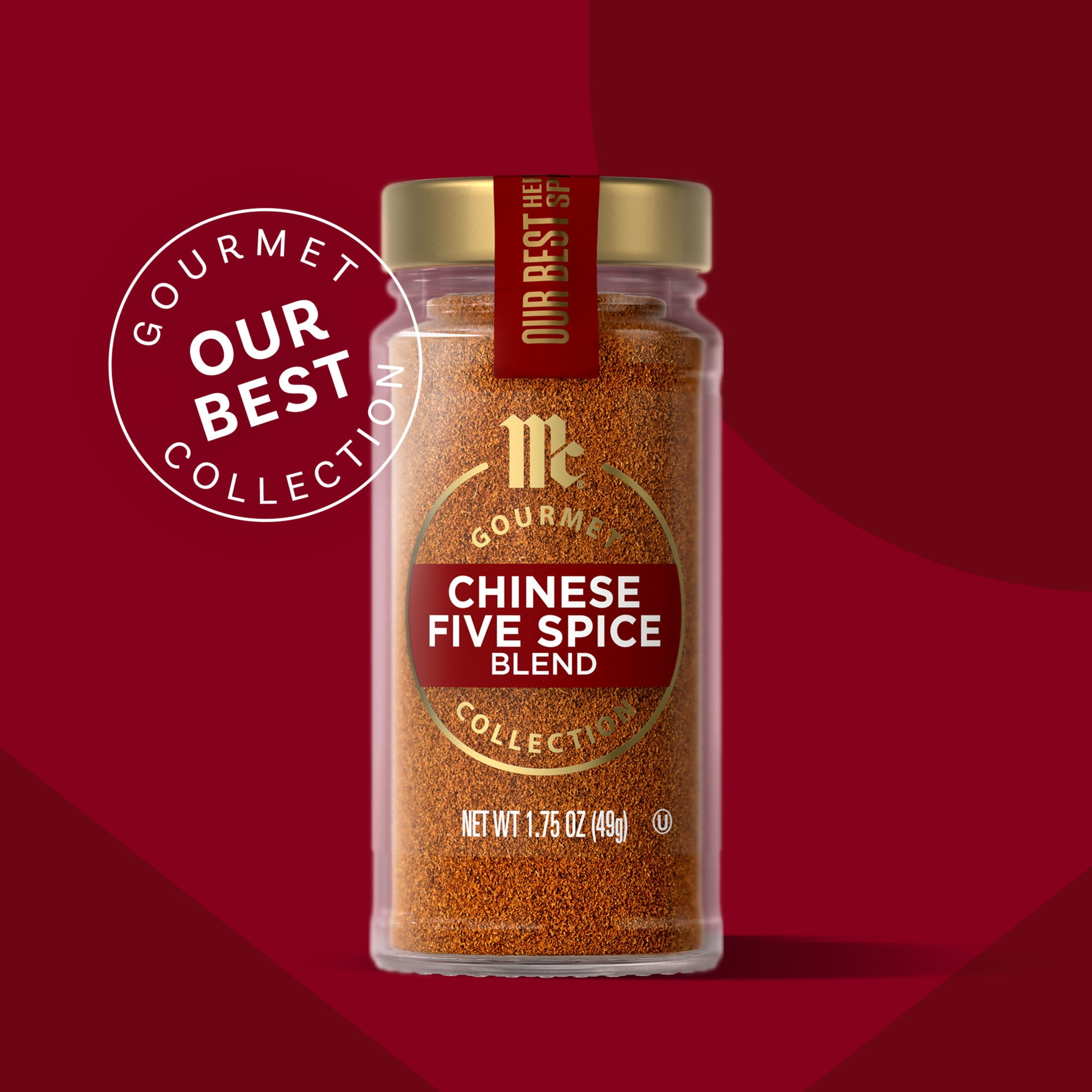 McCormick Gourmet Kosher Chinese Five Spice Blend, 1.75 oz Bottle
