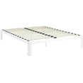 thumbnail image 6 of Modway Corinne Modern Sturdy Powder Coated Steel Queen Bed Frame in White, 6 of 8