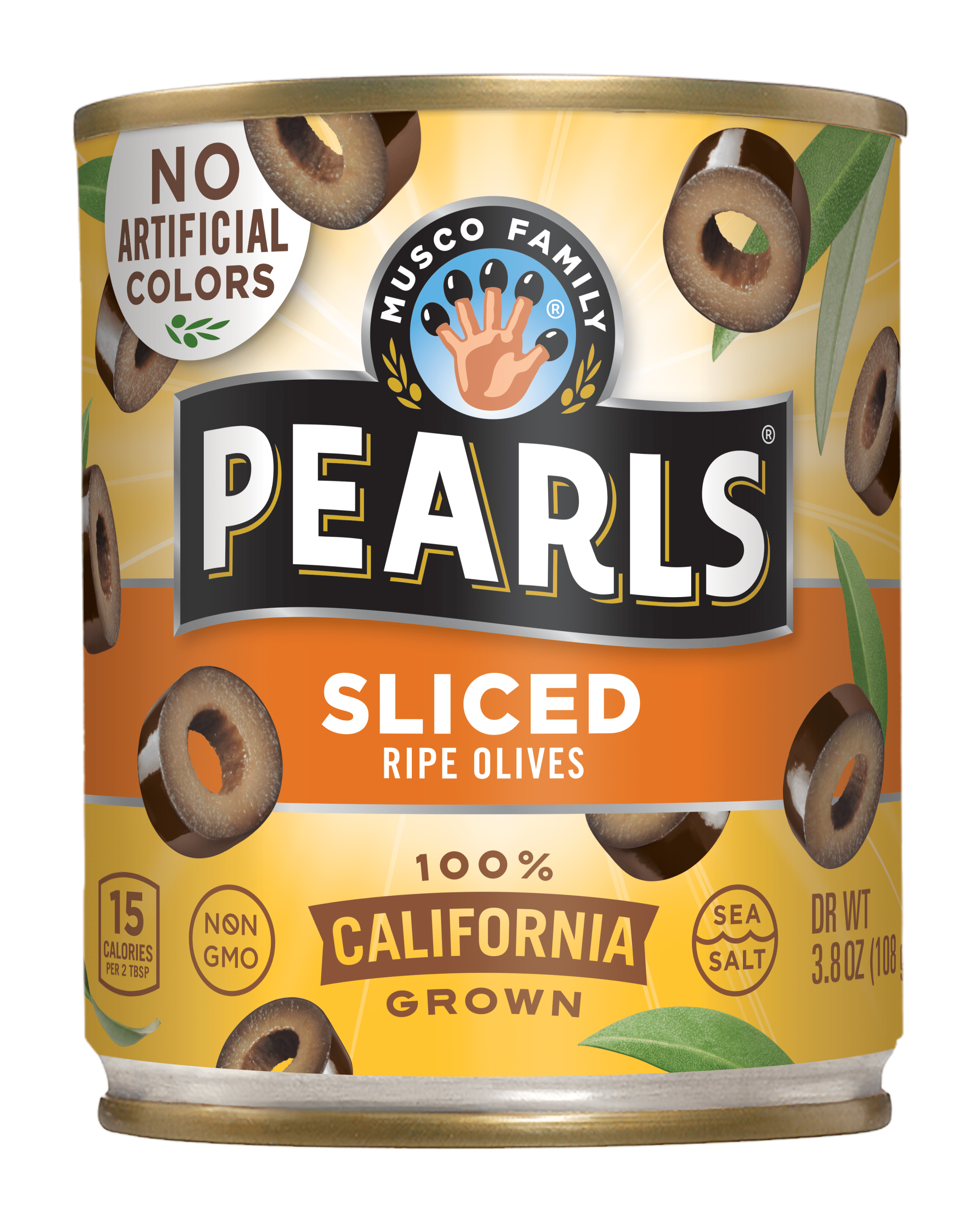 Mario Sliced Ripe Black Olives, 2.25 oz Tin, Gluten-Free, Kosher