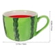 thumbnail image 2 of FELTECHELECTR Taza de cerámica con elementos de sandía, taza de café de gran capacidad, taza de té y taza de avena., 2 of 6