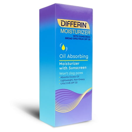 Differin Oil Absorbing Moisturizer with Sunscreen—Broad-Spectrum UVA/UVB SPF 30, 4
