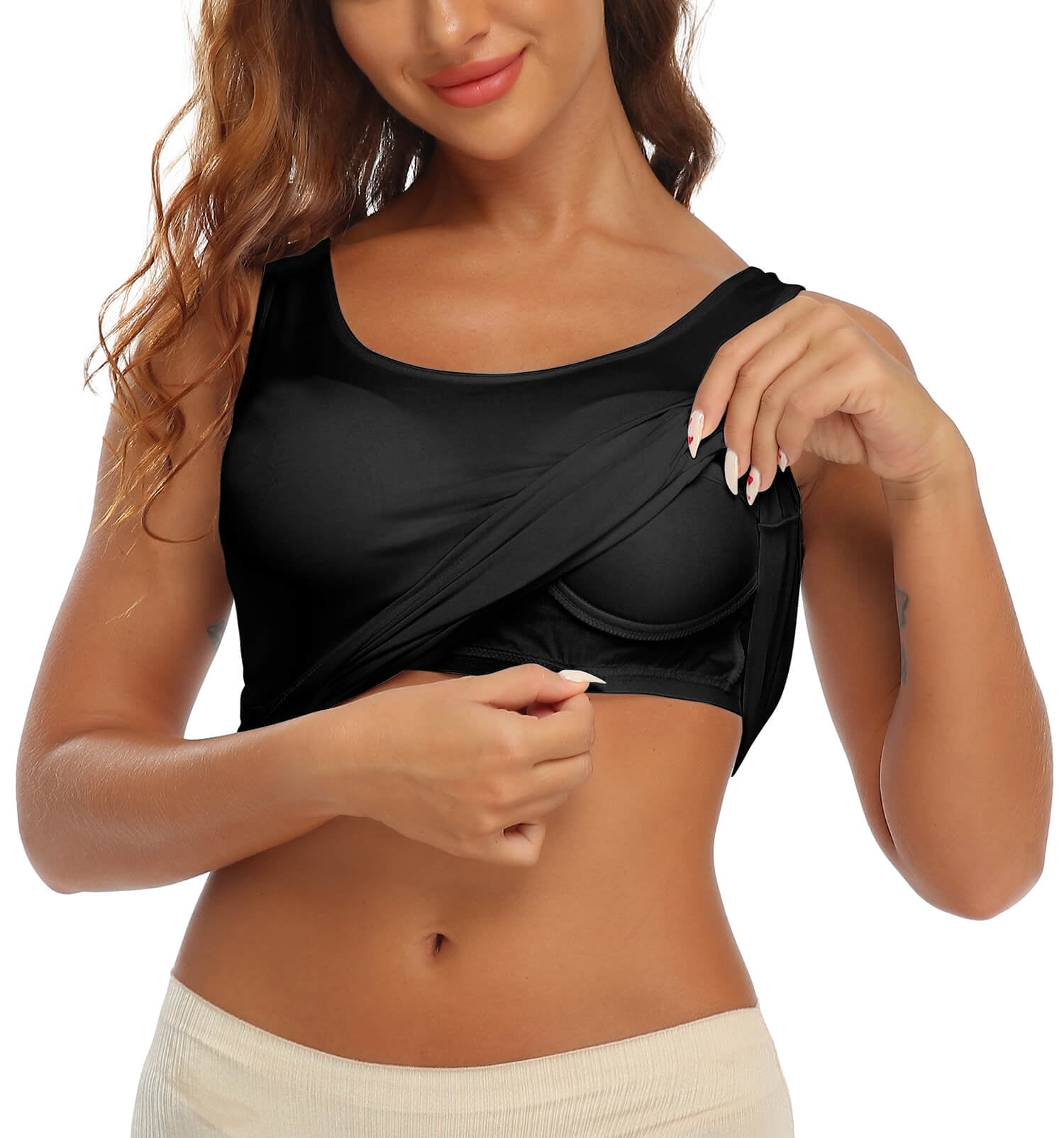 SLIMBELLE Women Camisole with Built in Bra Padded Palestine