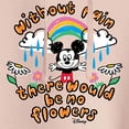 thumbnail image 3 of Disney - Mickey Mouse - Without Rain There Would Be No Flowers - Juniors Cropped Pullover Hoodie, 3 of 5
