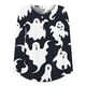 thumbnail image 5 of Camisas Para Mujer Camiseta Casual Impreso Manga Larga Cuello Redondo Fruncido Jersey Blusa Tops Odeerbi ODB128266, 5 of 6