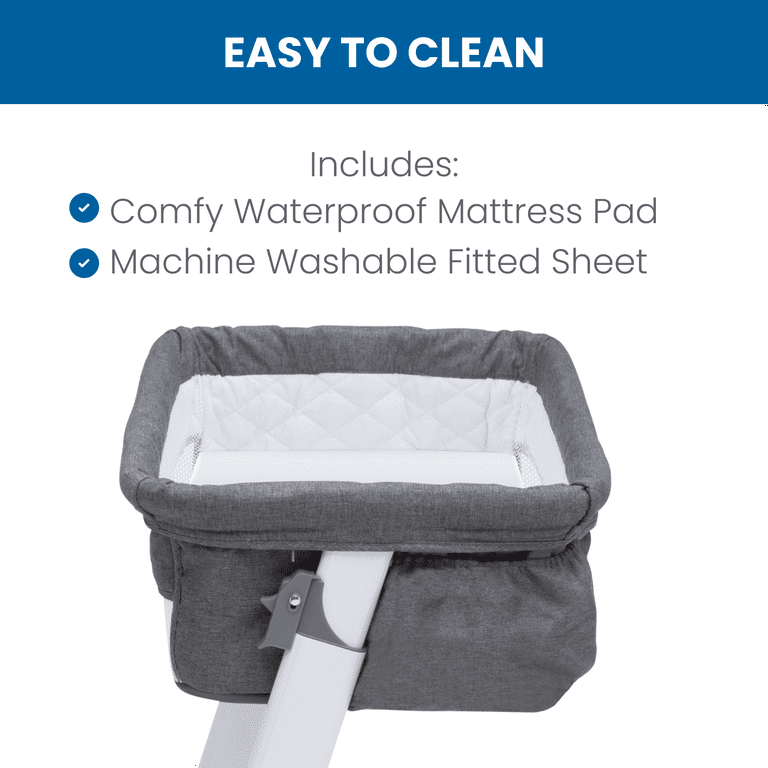 Simmons Kids By The Bed City Sleeper Bassinet Adjustable Height
