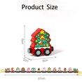 INvench Wooden Train Toys for Kids,Christmas Train Toys for Toddlers 3