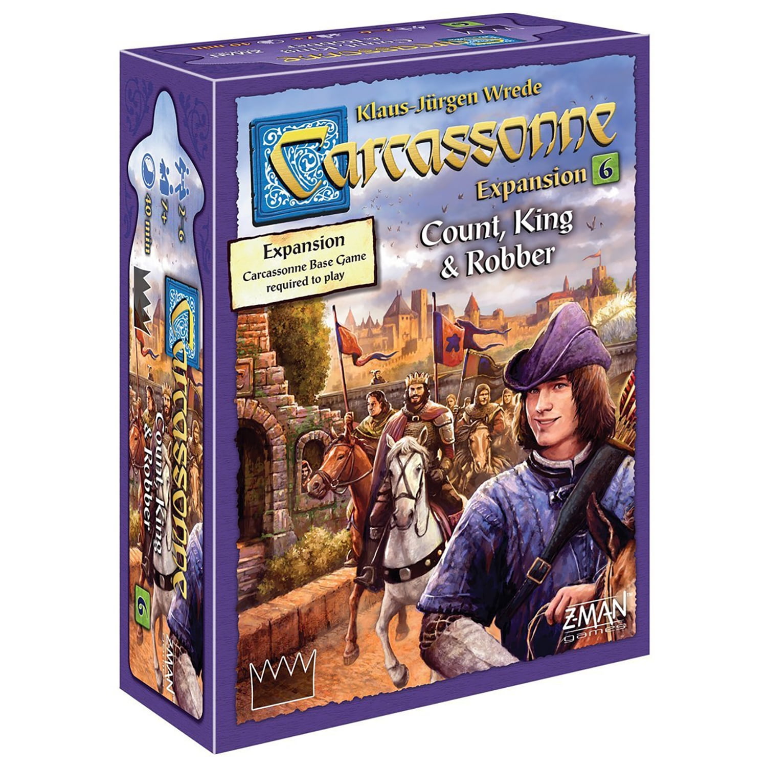 Carcassonne Strategy Board Game Expansion 6: Count, King & Robber