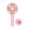 Pink✫, variant on Aufmer Handheld Fan Handy Fan Handheld Desktop Fan Small USB Fan Rechargeable Portable✫20% off New 2024