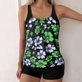 thumbnail image 5 of Trajes de Baño Mujer Traje de Baño Tankini Sexy Para Mujer, Conjunto de 2 Piezas, Sin Espalda, Con Tirantes Ajustables, Estampado, Ropa de Playa, 5 of 5