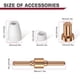 thumbnail image 3 of Kit de 110 Piezas de y Boquillas de Corte por Plasma PT-31. Accesorios Consumibles para Herramientas de Corte por Plasma CUT40 y 50., 3 of 5