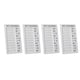 thumbnail image 5 of Tablero de lista de verificación de 4 piezas, reciclable, portátil, para hacer usted mismo, lista de tareas, tabla de tareas desmontable para hacer usted mismo, mensaje, plan de viaje, tarjeta blanca, 5 of 14
