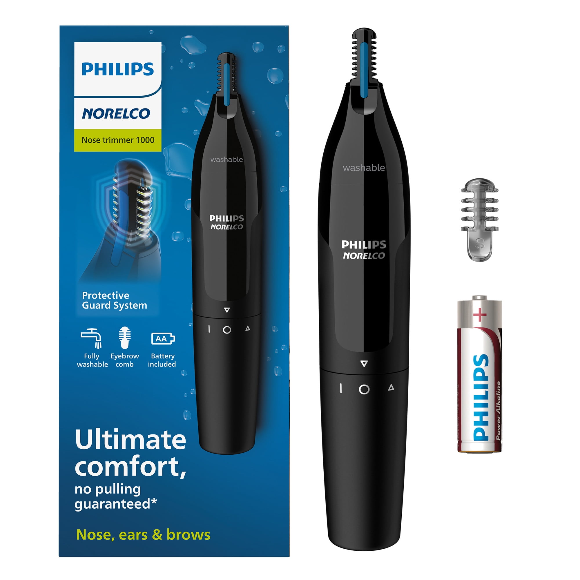 Philips Norelco Nose Trimmer 1000, Black, NT1605/60