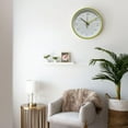 thumbnail image 2 of hometrends Yellow 3D Numbers Wall Clock, 2 of 2
