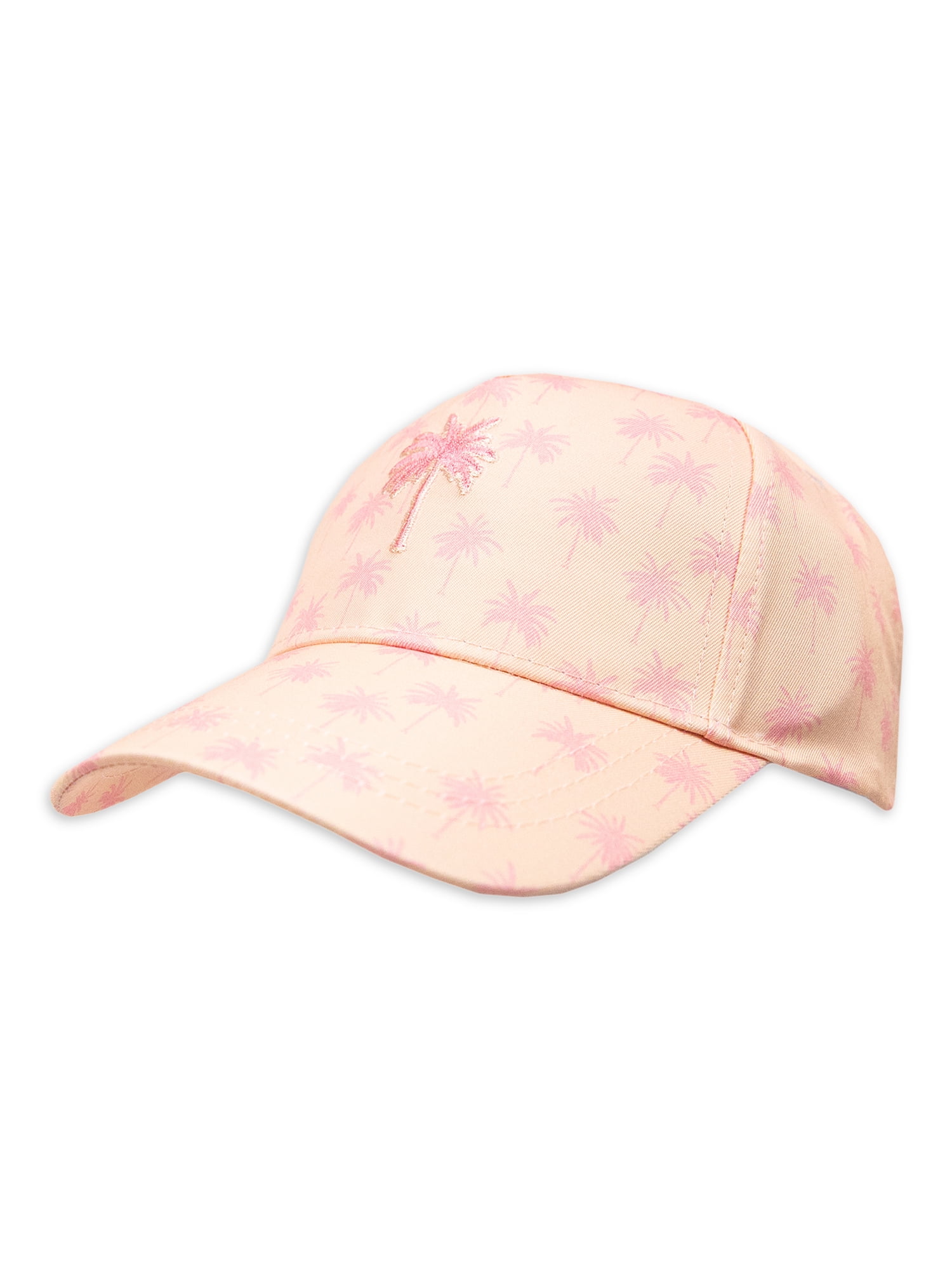 Wonder Nation Girls Print Baseball Hat, Palm Tree