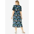 thumbnail image 2 of Woman Within Plus Size Short-Sleeve Button-Front Pocket Dress (Petite Available), 2 of 5