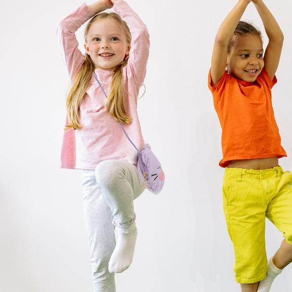 unbranded Toddler Girls Purple Purse Plush 1Pack For Children