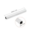 thumbnail image 3 of Uxcell 20mm x 20mm x 1mm x 200mm Length 6063 Aluminum Square Tube 4 Pack, 3 of 5