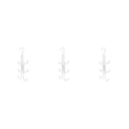 thumbnail image 4 of Injueey Monederos Bolsos Perchero Gancho para colgar Ropa Sombreros Cinturones Bufanda Soporte de almacenamiento Suministros multifuncionales Type1 NO1, 4 of 6