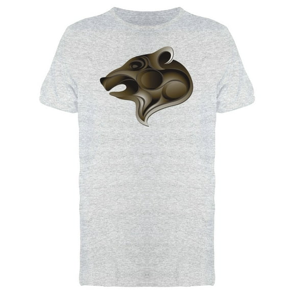 Brown Bear Wavy Head Tee Men's -Image by Shutterstock
