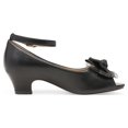 thumbnail image 3 of DREAM PAIRS Girls Dress Shoes Princess Wedding Party Flower Open-Toe Low Heel Shoes, 3 of 5