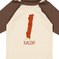 thumbnail image 4 of Inktastic Cute Kawaii Bacon Boys or Girls Long Sleeve Baby Bodysuit, 4 of 5