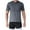Dark Gray, variant on T-shirts for Men Short Sleeve Hooded Shirts Casual Sport Solid Color Elasticity Breathable Blouse Dark Blue XL Mens Tops