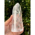 thumbnail image 4 of Premium Clear Quartz Obelisk, Standing Polished Clear Quartz Point (16-17 oz), 4 of 10
