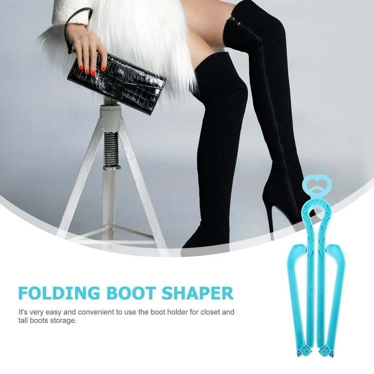 Hemoton 2pcs Folding Boot Shaper Shoes Clip Support Stand Shoes