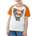 thumbnail image 4 of RXIRUCGD 2025 Vêtements d'Été pour Enfants Tout-Petits Garçons Filles Mode Mignon Col Rond Imprimé Manches Courtes Haut, 4 of 7