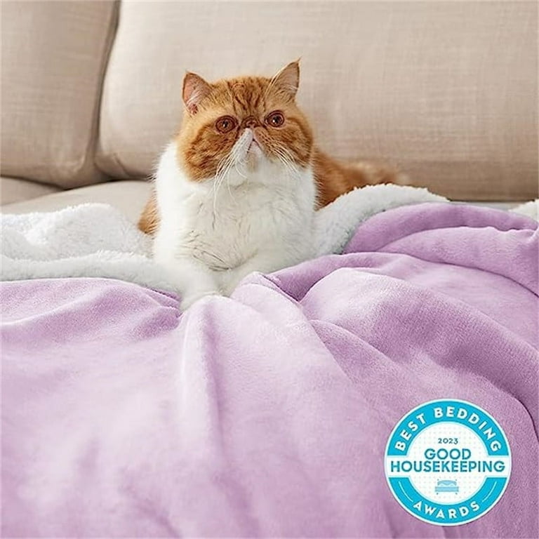 Lilac fluffy blanket hotsell