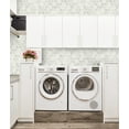 thumbnail image 2 of NextWall Cream Neutral Inlay Hexagon Peel and Stick Wallpaper, 2 of 8