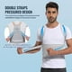 thumbnail image 5 of Corrector de postura Fit Geno para hombres y mujeres: Enderezador de hombros ajustable, soporte completo para la espalda, alivio del dolor - Corrector de columna jorobada y escoliosis (tamaño mediano), 5 of 5
