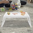 thumbnail image 3 of Tray Folding Table, 6pcs Lap Desks, Foldable Laptop Desk White, 3 of 20