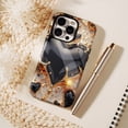 thumbnail image 6 of Luxury Black Gold Heart iPhone Case for Valentine’s Day, Compatible with iPhone 11/12/13/14/15/16 (Pro Max/Plus), Premium Glossy Design for Fashion Lovers, 6 of 9