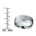 thumbnail image 4 of Metal Masters Mens Tungsten Carbide Ring Celtic Design 8mm, 4 of 7
