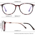 thumbnail image 6 of KANASTAL Blue Light Blocking Glasses Women Men - Anti Blue Light Glasses Cupronickel Temples Comfort Fit for Gaming Computer Screen Use TR90 Tortoiseshell Frame, 6 of 7