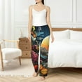 thumbnail image 6 of Lsque Sunset Floral Fantasy Landscape Print Women's Pajama Pants, Lounge Pant - Comfortable Home Wear,Elastic Waistband, Stylish Design-Small, 6 of 9