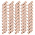thumbnail image 3 of Empuje Los Pasadores Con Clips De Madera 50 Piezas Creativos Pinzas Para La Ropa Color Natural Tableros Corcho Y Oficinas Pared Fotos Escuelas En El Hogar Uso, 3 of 5
